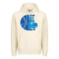 Sandshell I Know I Play Like A Girl Try To Keep Up Softball Premium Hoodie - Bettercallsaul