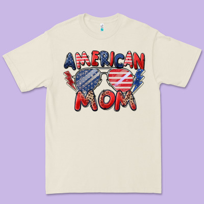 American Mom Premium Tee Designed By Zillion Design Studio