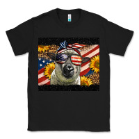 Black Western 4th Of July Sheep Classic Tee - LillyAllenDesigns