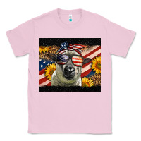 Bubblegum Pink Western 4th Of July Sheep Classic Tee - LillyAllenDesigns