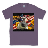 Lavender Western 4th Of July Sheep Classic Tee - LillyAllenDesigns