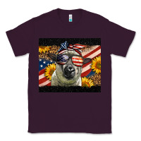 Plum Western 4th Of July Sheep Classic Tee - LillyAllenDesigns