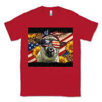Red Western 4th Of July Sheep Classic Tee - LillyAllenDesigns