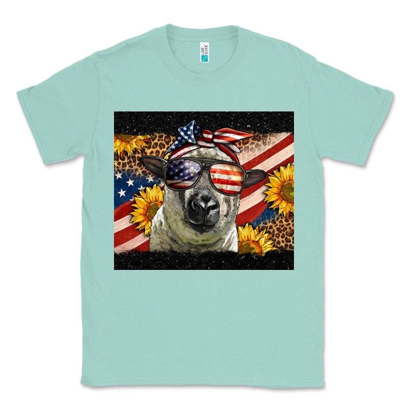 Western 4th Of July Sheep Classic Tee by LillyAllenDesigns | Teevron
