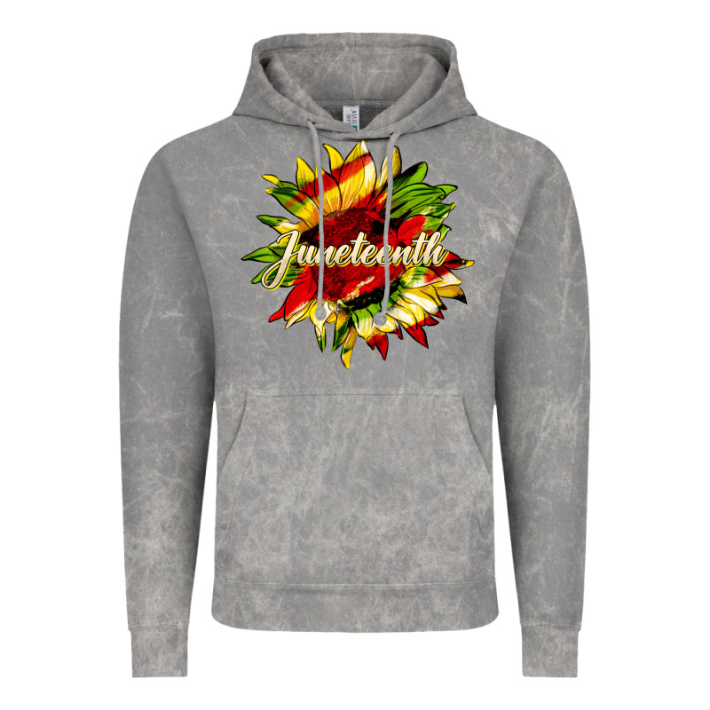 Juneteenth Sunflower Black Lives Matter Vintage Hoodie by HRA Design Shop | Teevron