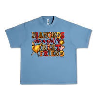 Pebble Blue diamonds are a girl's best friend softball Urban Heavy Tee - Jasminsmagicworld