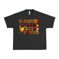 Pigment Black diamonds are a girl's best friend softball Urban Heavy Tee - Jasminsmagicworld