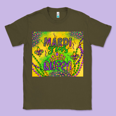 Mardi Gras Queen Classic Tee Designed By Artiststas