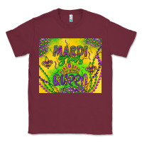 Burgundy mardi gras queen Classic Tee - Artiststas