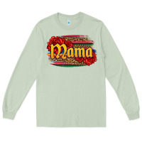 Matcha Latina mama with serape and roses Long Sleeve Tee - Jasminsmagicworld