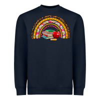 Navy back to school rainbow Heavyweight Sweatshirt - AdoDesignShop