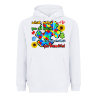 White what makes you different is what makes  you beauti Heavyweight Hoodie - LillyAllenDesigns