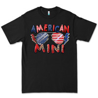 Black American mini Premium Tee - Zillion Design Studio