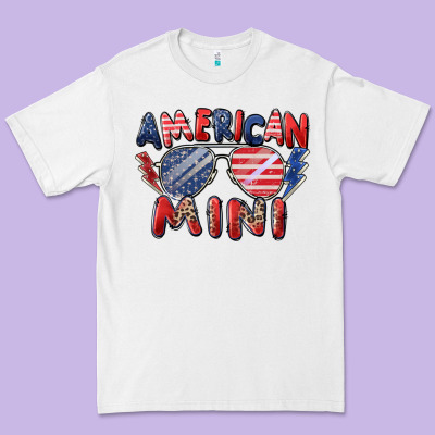 American Mini Premium Tee Designed By Zillion Design Studio