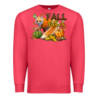 Cardinal Fall Vibes Fox Premium Sweatshirt - LillyAllenDesigns