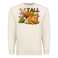 Sandshell Fall Vibes Fox Premium Sweatshirt - LillyAllenDesigns