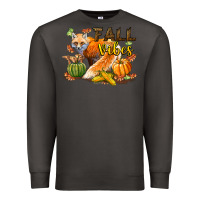 Smoke Fall Vibes Fox Premium Sweatshirt - LillyAllenDesigns