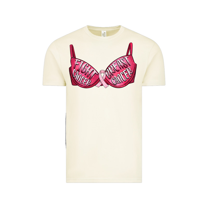 Fight Cancer Breast Cancer Bra Vintage Tee by Artiststas | Teevron
