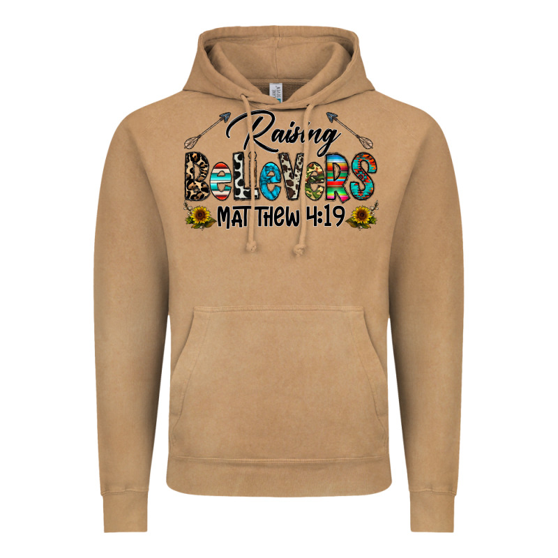 Raising Believers Vintage Hoodie by CowhideDigitalArt | Teevron