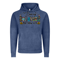 Vintage Denim raising believers Vintage Hoodie - CowhideDigitalArt