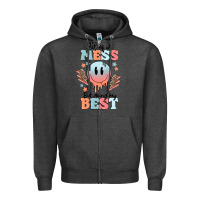 Charcoal Heather bit of a mess but doing my best Zipper Hoodie - MaliasSmallBusiness