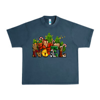 Midnight Navy western noel Christmas gifts Urban Heavy Tee - AdoDesignShop