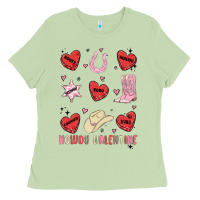 Matcha howdy valentine copy Ladies Tee - MaliasSmallBusiness