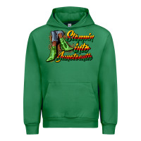 Emerald steppin into juneteenth heels Urban Hoodie - CowGirlArtShop