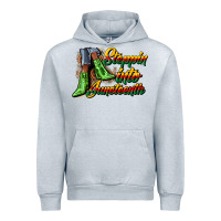 Heather Grey steppin into juneteenth heels Urban Hoodie - CowGirlArtShop