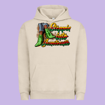 Steppin Into Juneteenth Heels Urban Hoodie Designed By Cowgirlartshop