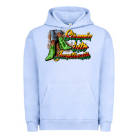 Pigment Grape Ice steppin into juneteenth heels Urban Hoodie - CowGirlArtShop