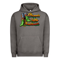 Pigment Tornado steppin into juneteenth heels Urban Hoodie - CowGirlArtShop