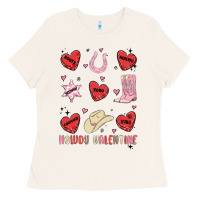 Bone howdy valentine copy Ladies Tee - MaliasSmallBusiness