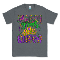 Charcoal Heather mardi gras queen Classic Tee - Artiststas