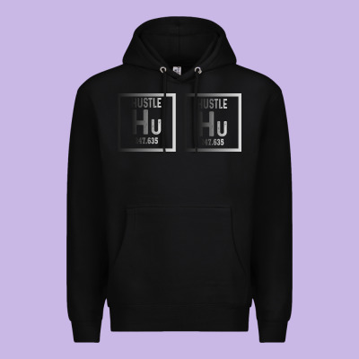 Hustle Harder Neon Premium Hoodie Designed By Bettercallsaul