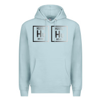 Blue Mist Hustle Harder Neon Premium Hoodie - Bettercallsaul