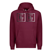 Burgundy Hustle Harder Neon Premium Hoodie - Bettercallsaul