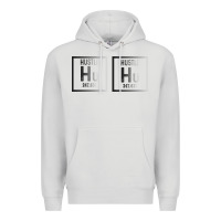 Dove Grey Hustle Harder Neon Premium Hoodie - Bettercallsaul