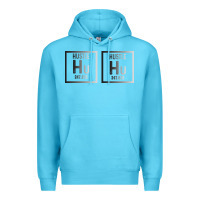 Ocean Blue Hustle Harder Neon Premium Hoodie - Bettercallsaul