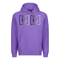 Purple Hustle Harder Neon Premium Hoodie - Bettercallsaul