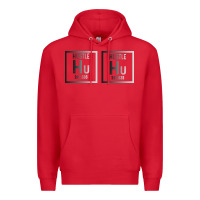 Red Hustle Harder Neon Premium Hoodie - Bettercallsaul