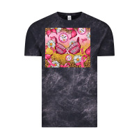 Cloud Black Hour Breast Cancer Bra Vintage Tee - Artiststas