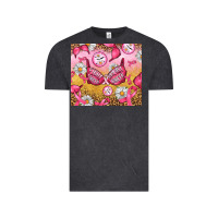 Vintage Black Hour Breast Cancer Bra Vintage Tee - Artiststas
