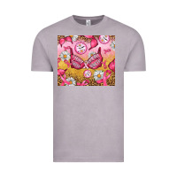 Vintage Zinc Hour Breast Cancer Bra Vintage Tee - Artiststas
