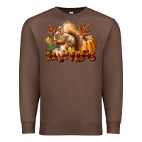 Chestnut Fall Vibes Squirrel Premium Sweatshirt - LillyAllenDesigns