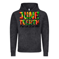 Vintage Black juneteenth free ish since 1865 Vintage Hoodie - HRA Design Shop