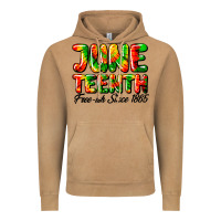 Vintage Camel juneteenth free ish since 1865 Vintage Hoodie - HRA Design Shop