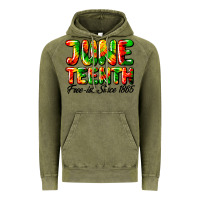 Vintage Olive juneteenth free ish since 1865 Vintage Hoodie - HRA Design Shop