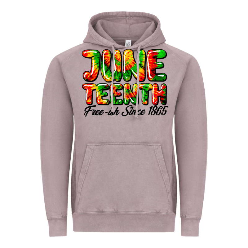 Juneteenth Free Ish Since 1865 Vintage Hoodie by HRA Design Shop | Teevron