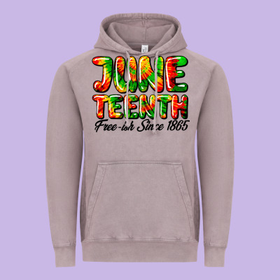 Juneteenth Free Ish Since 1865 Vintage Hoodie Designed By Hra Design Shop
